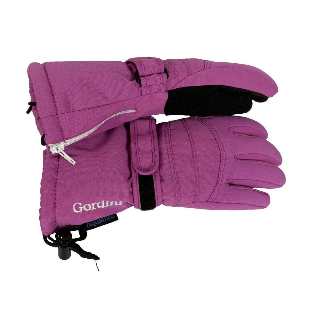 Gordini Ski Snow Gloves Aquabloc Pink Kids Girls Size Small Insulated Winter